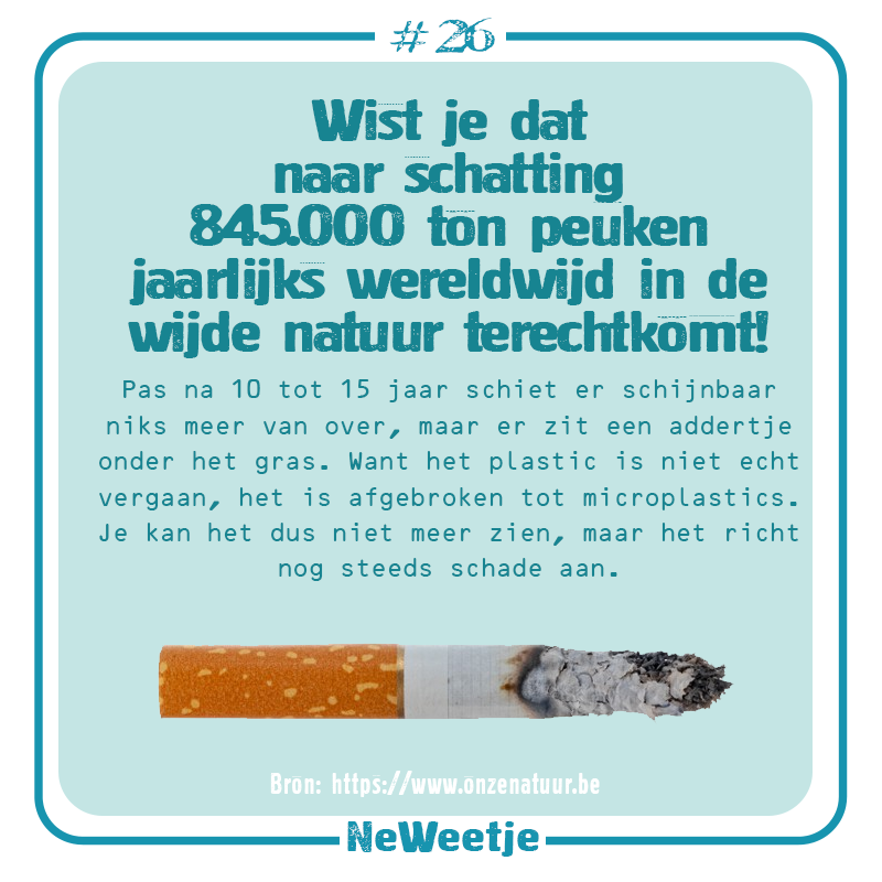 Sigarettenpeukweetje